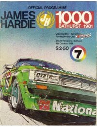 1981 Hardie-Ferodo 1000 Program